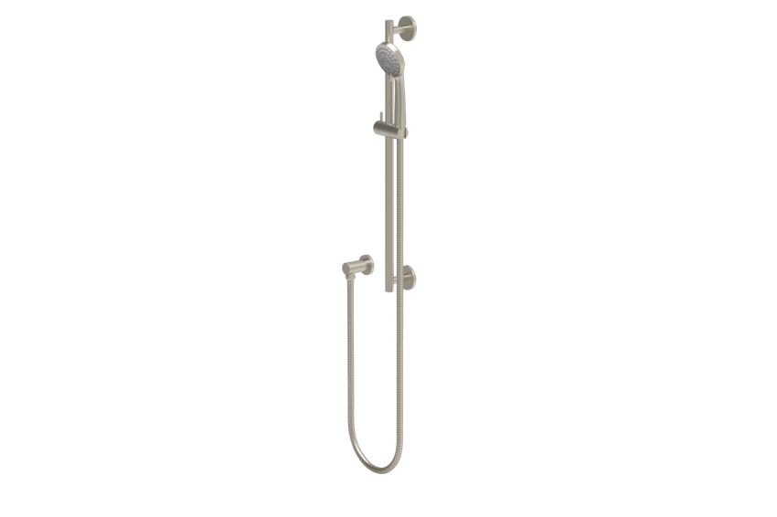 Showr Riser Rail Riser Rail and 3 Function Shower Head Including Outlet & Hose | Coalbrook